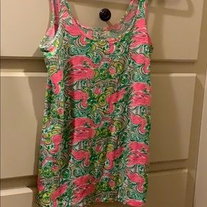 Lilly Pulitzer flamingo tank top size small